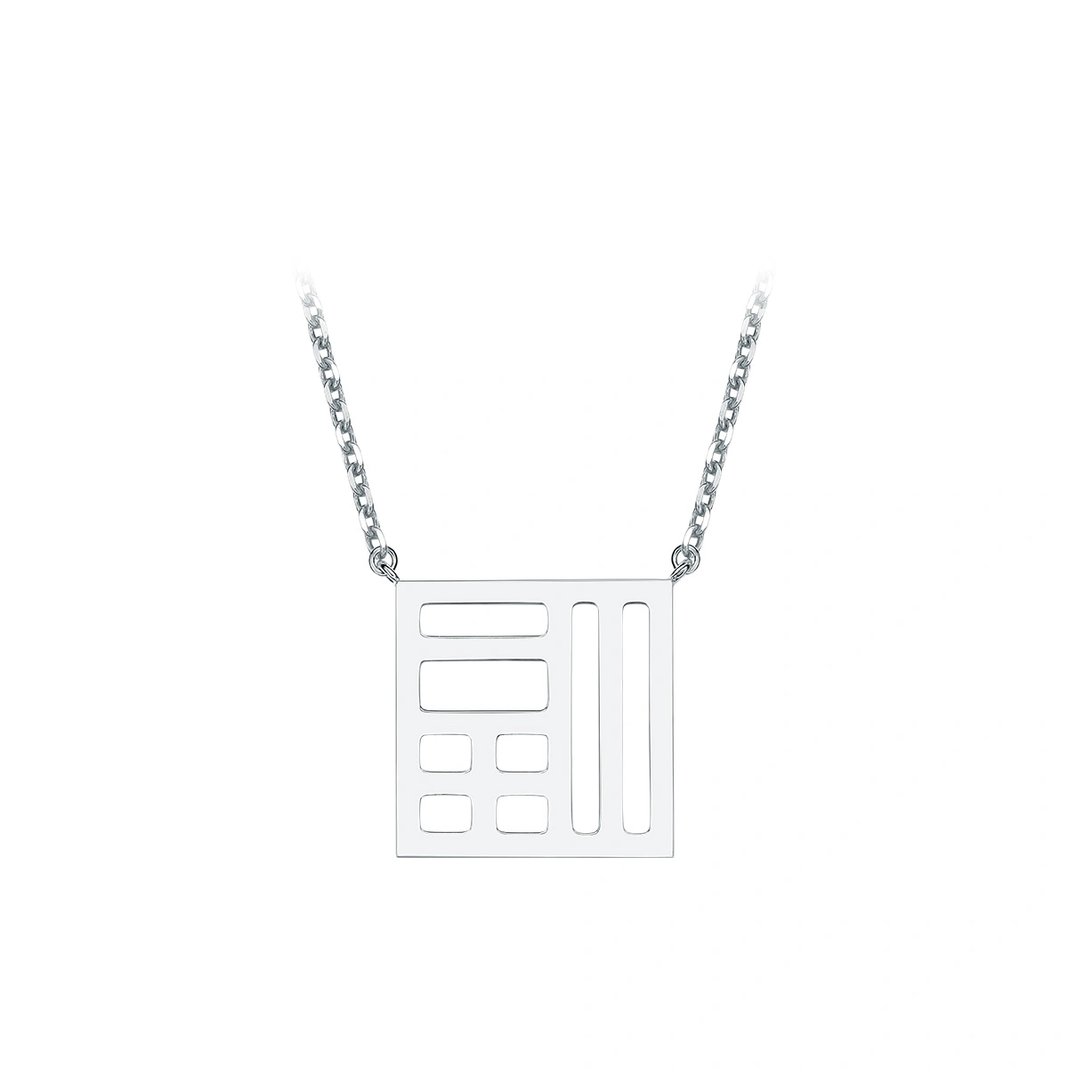 18K/750 White Gold diamond necklace