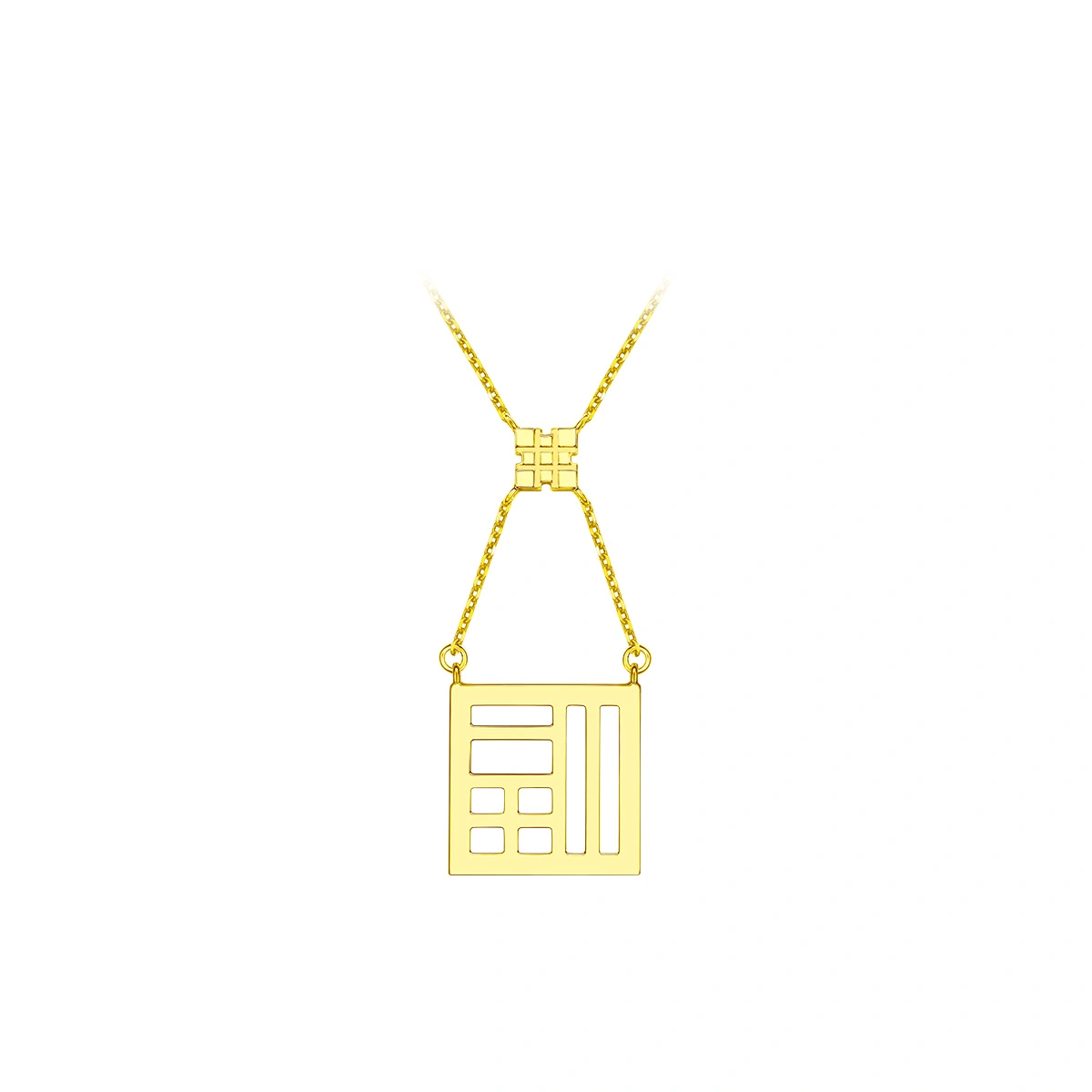 18K/750 Yellow Gold diamond necklace