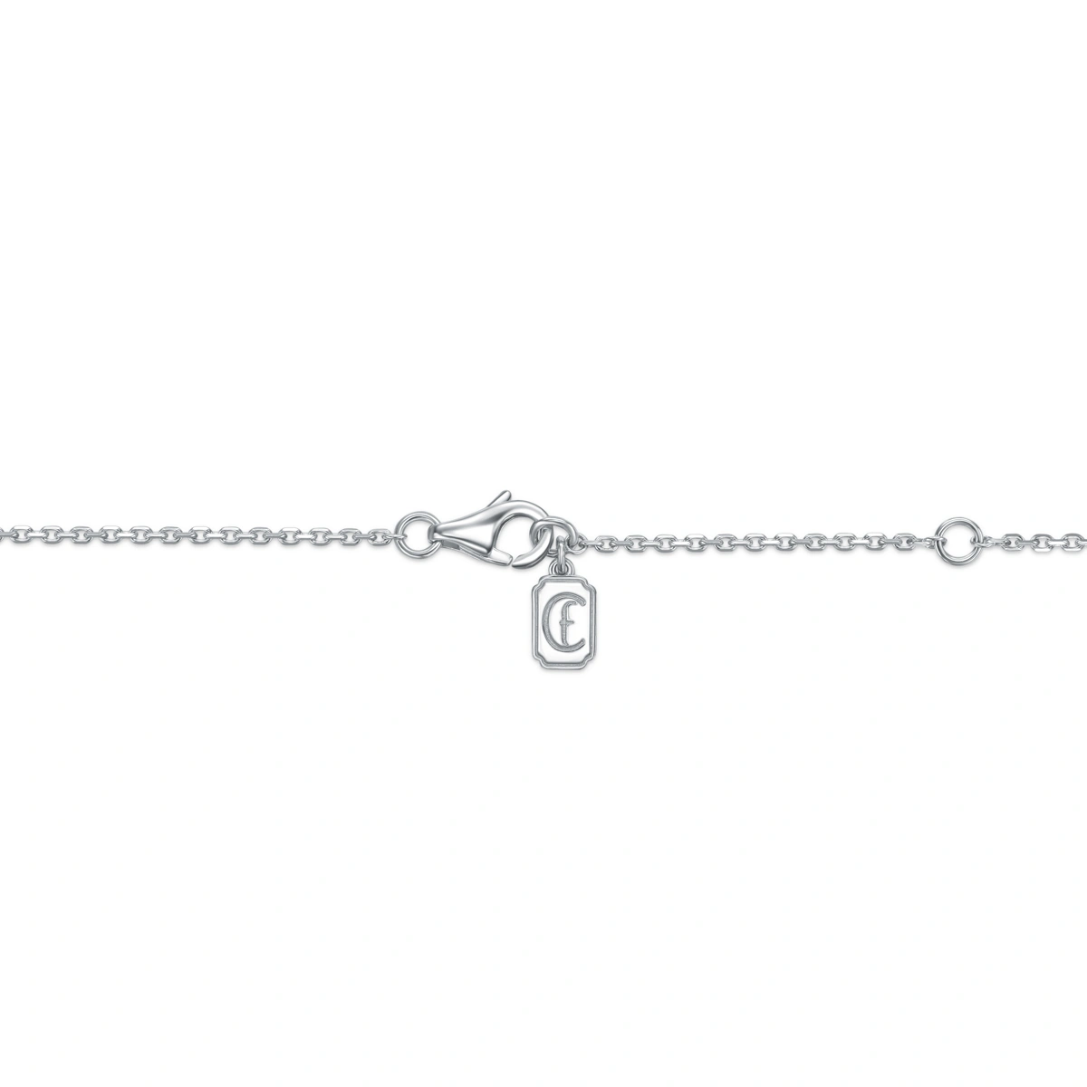 18K/750 White-Rose Gold diamond necklace