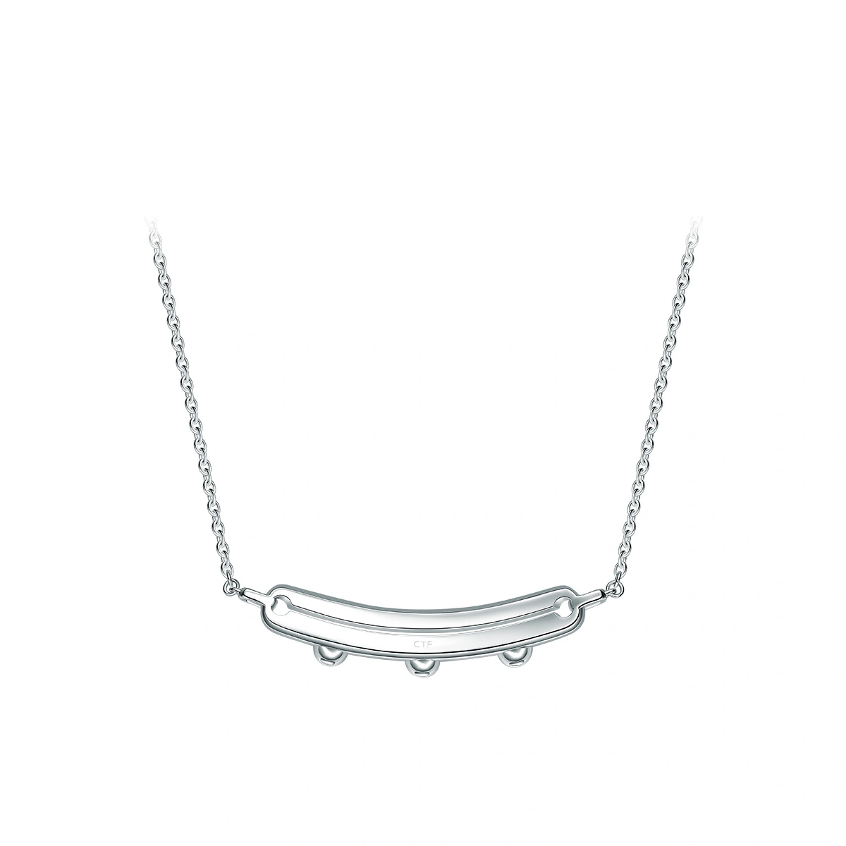 18K/750 White Gold diamond necklace