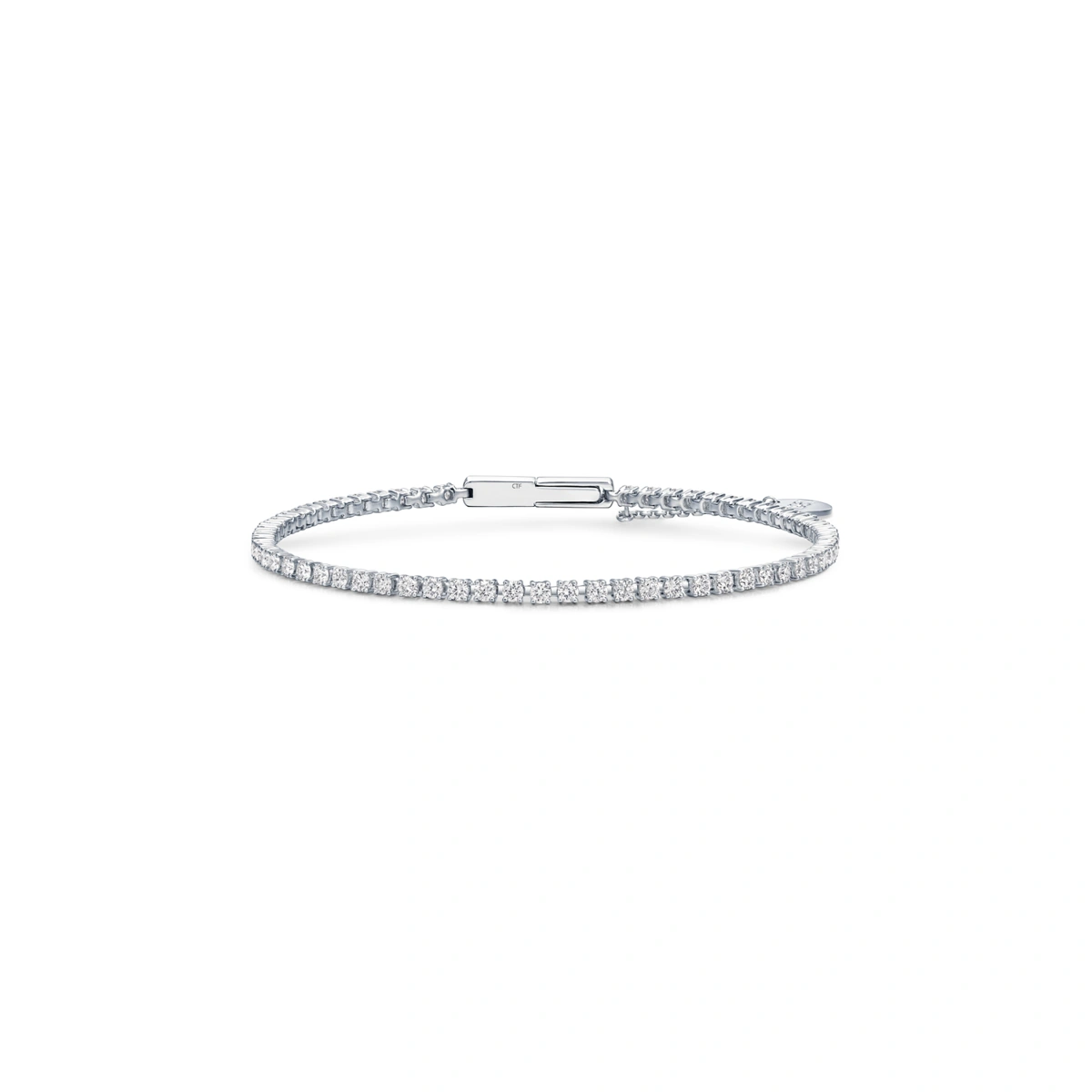18K/750 White Gold diamond bracelet