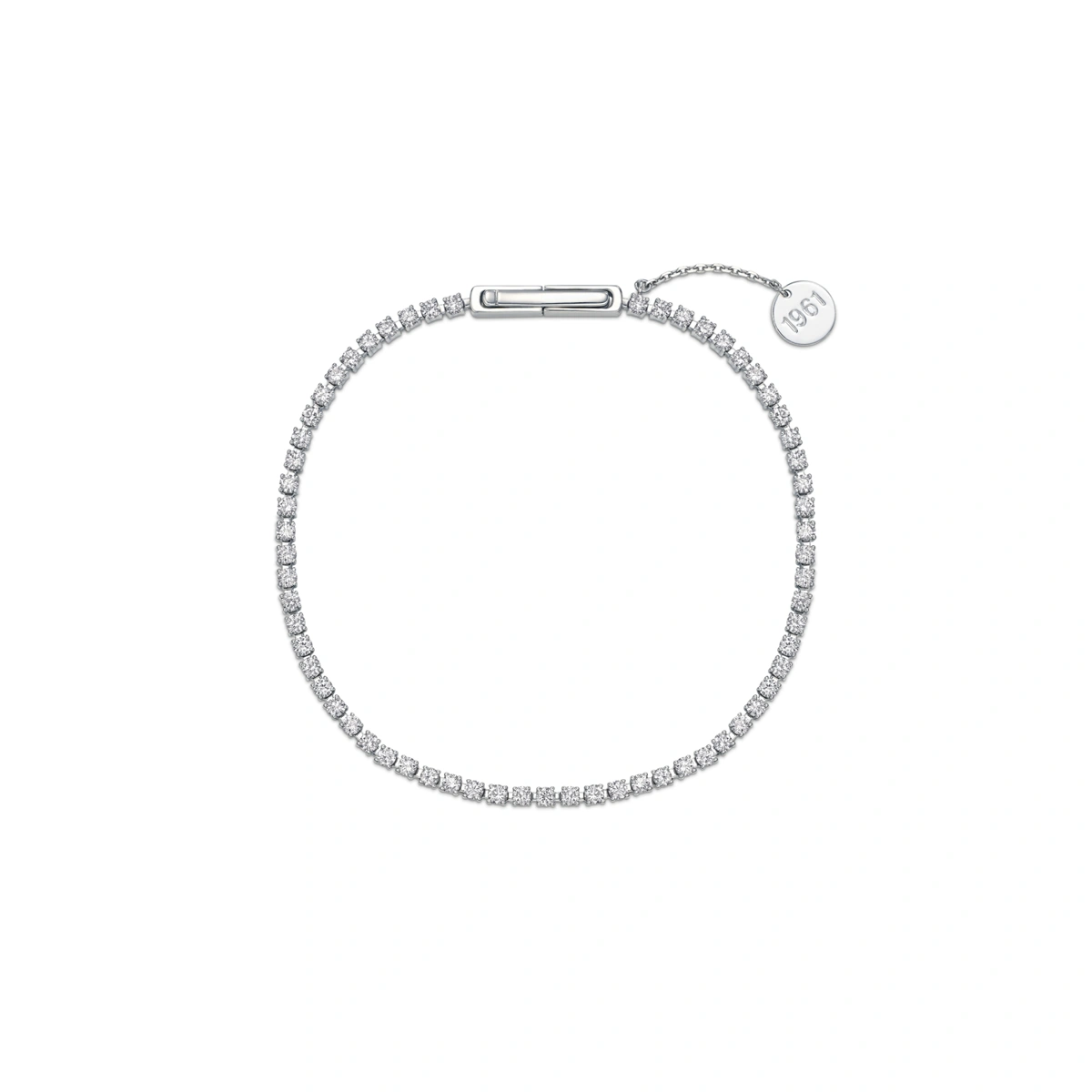 18K/750 White Gold diamond bracelet