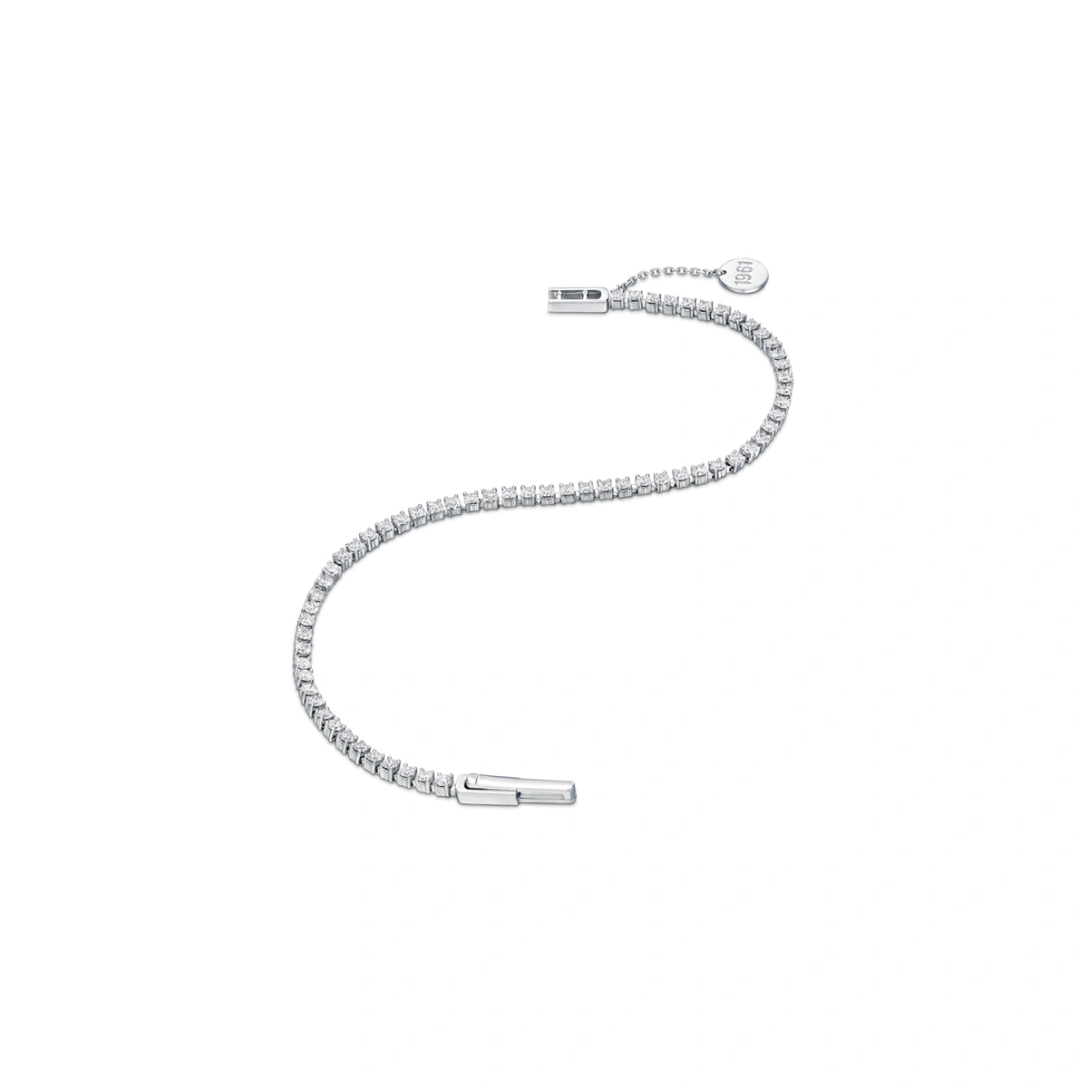 18K/750 White Gold diamond bracelet