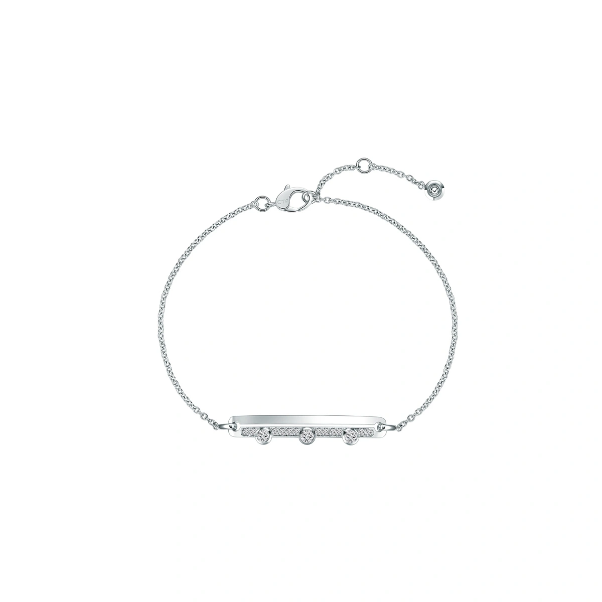 18K/750 White Gold diamond bracelet