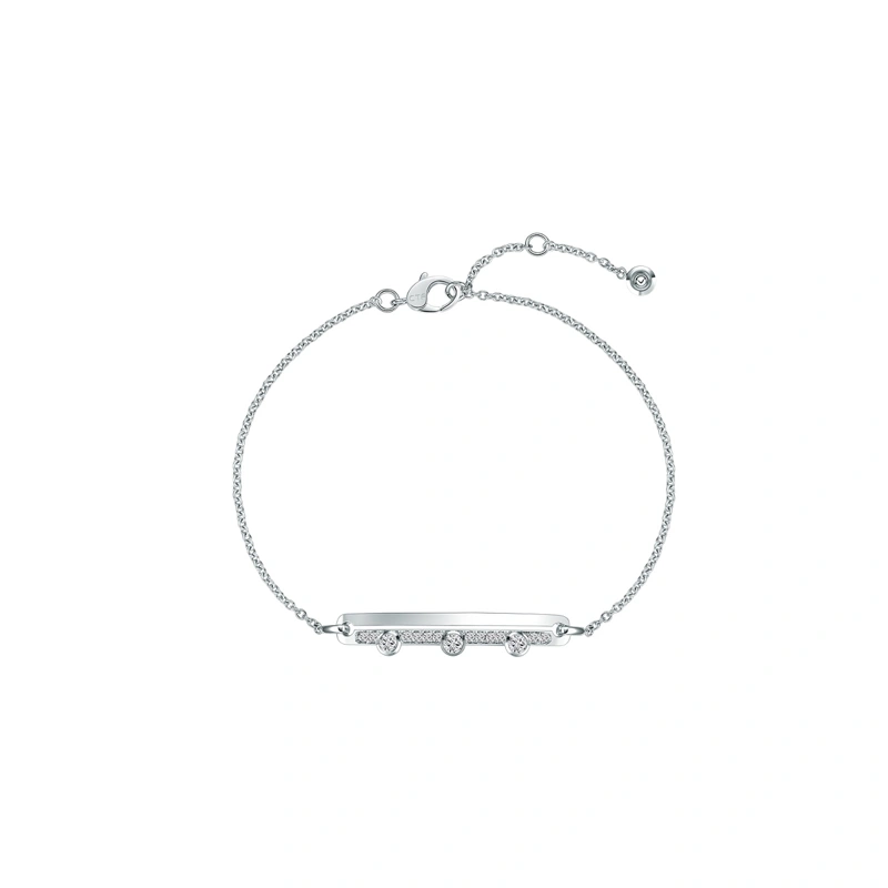 18K/750 White Gold diamond bracelet