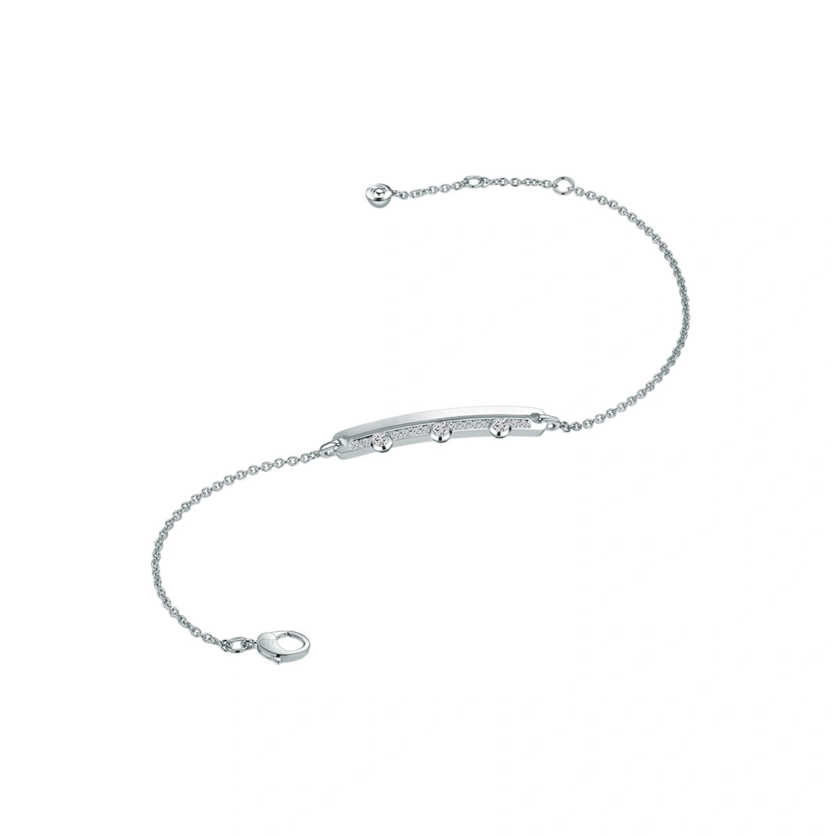 18K/750 White Gold diamond bracelet