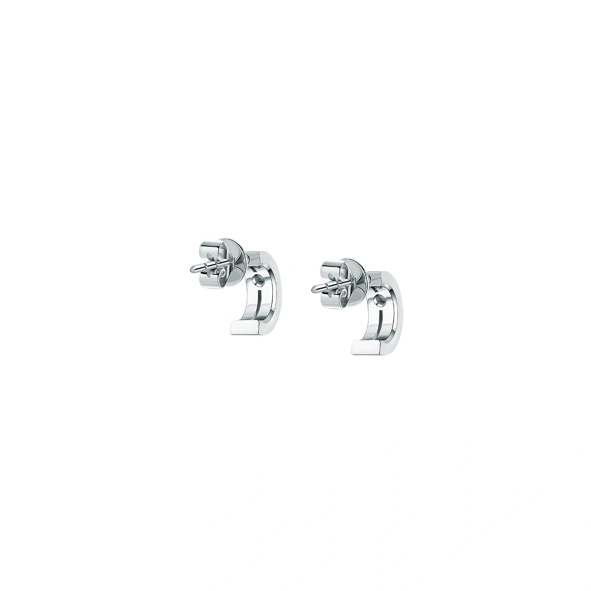 18K/750 White Gold diamond earrings