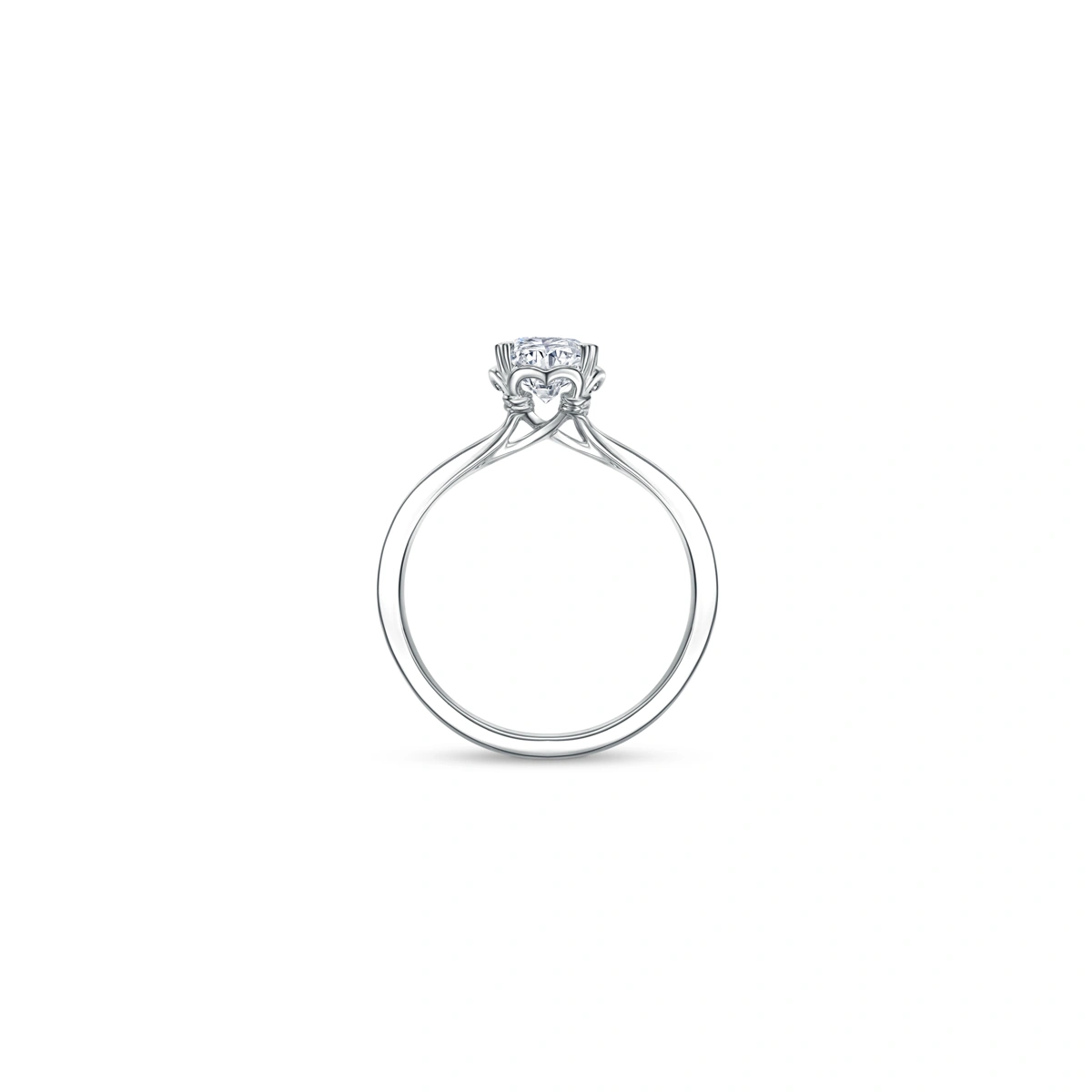 18K/750 White Gold diamond ring