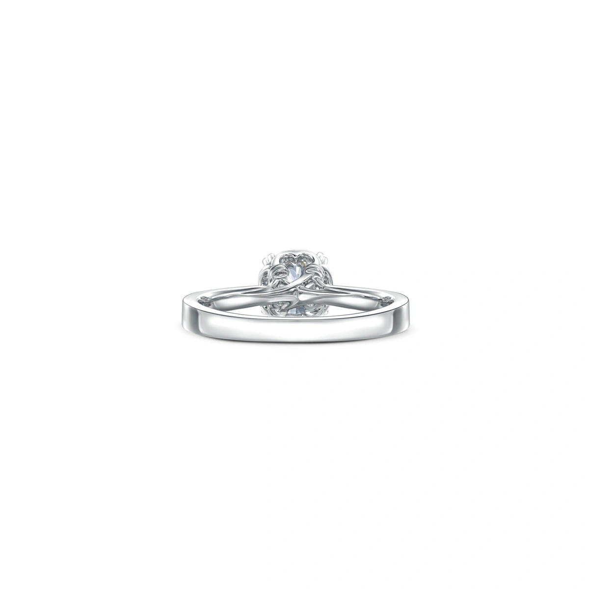 18K/750 White Gold diamond ring