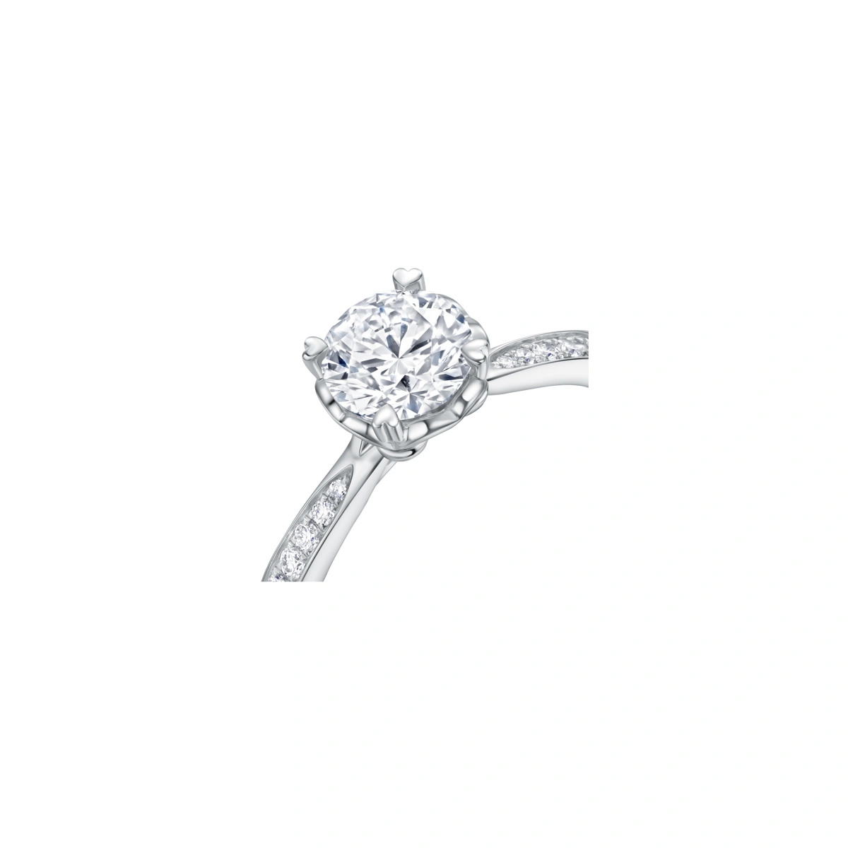 18K/750 White Gold diamond ring