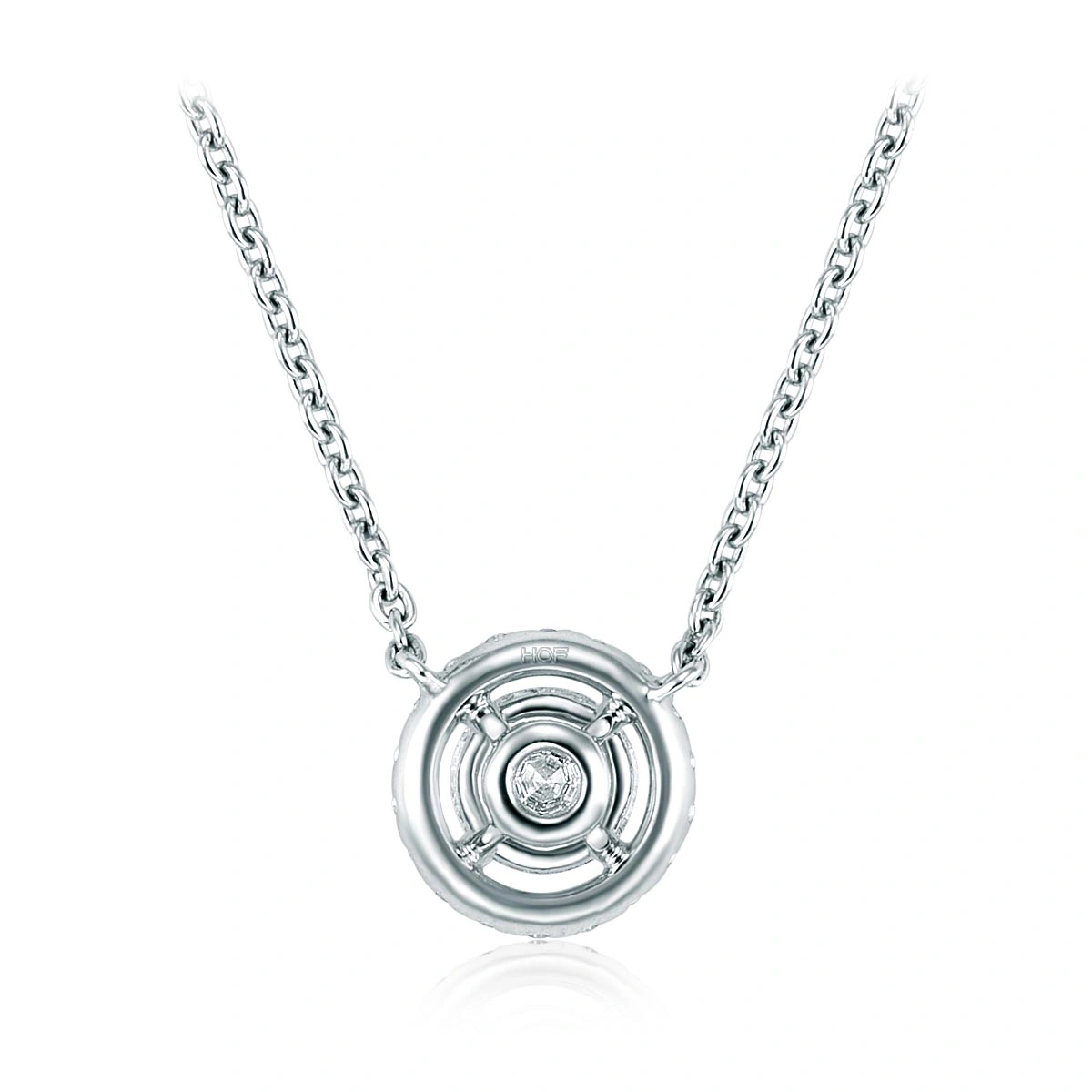 Pt950 Platinum diamond necklace