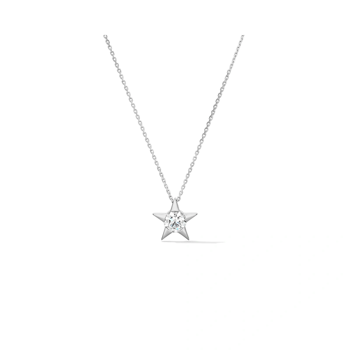 18K/750 White Gold diamond necklace