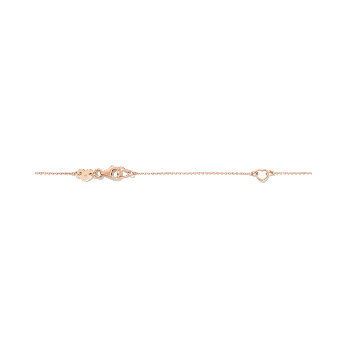 18K/750 Rose Gold diamond necklace