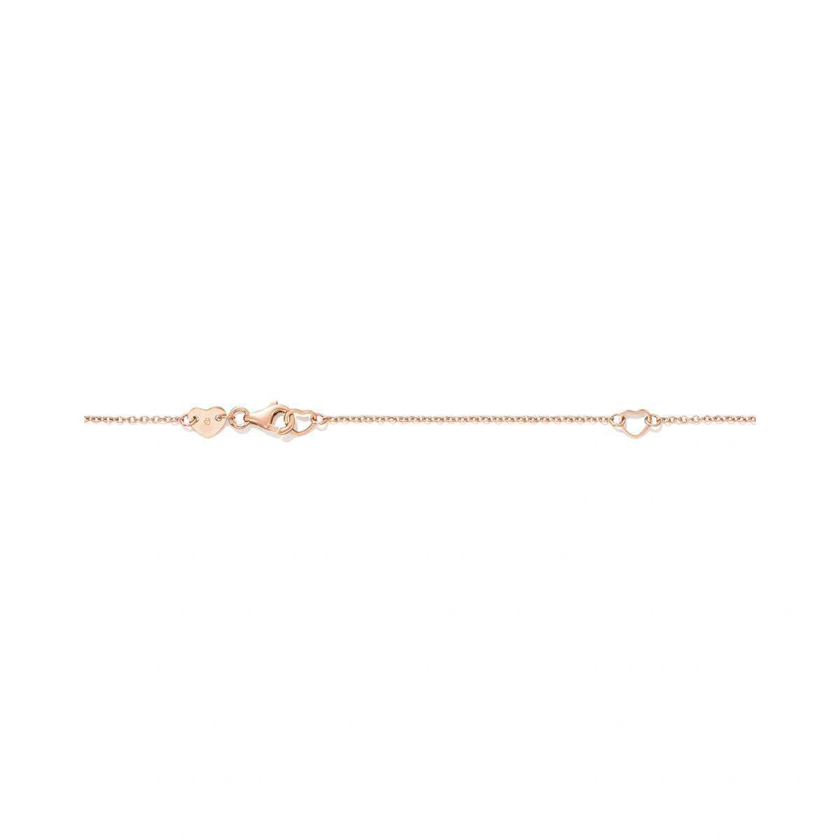 18K/750 Rose Gold diamond necklace