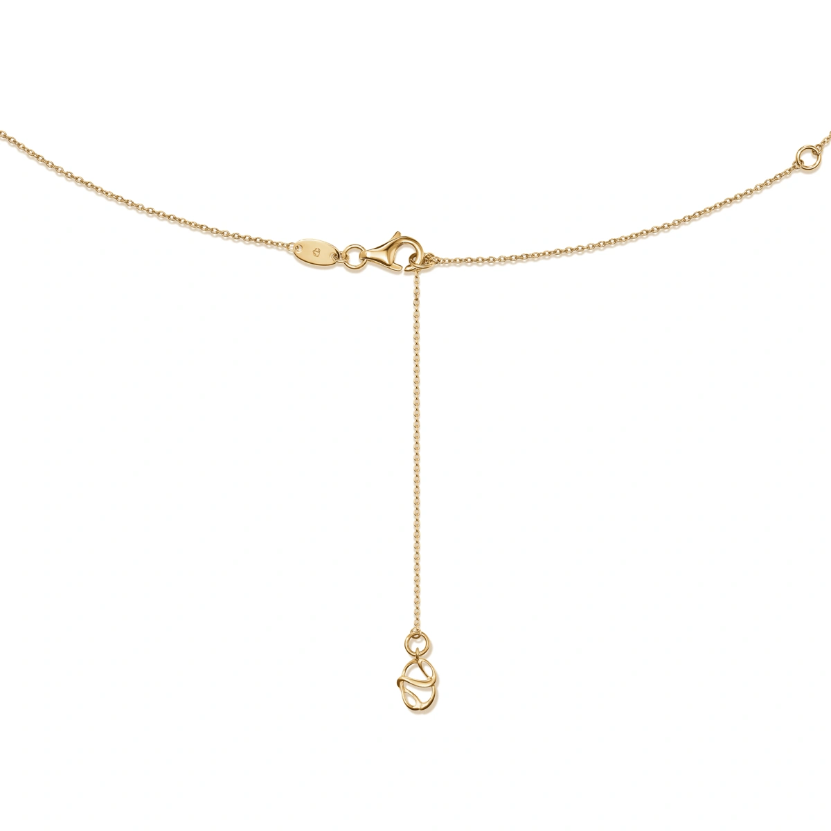 18K/750 Yellow Gold diamond necklace
