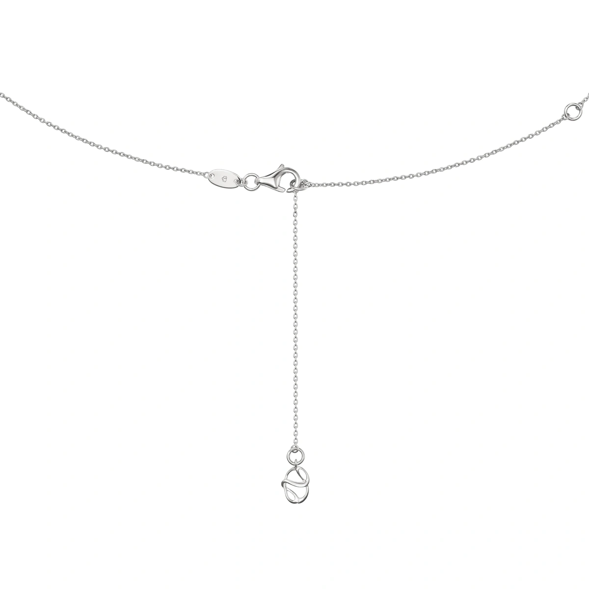 18K/750 White Gold diamond necklace