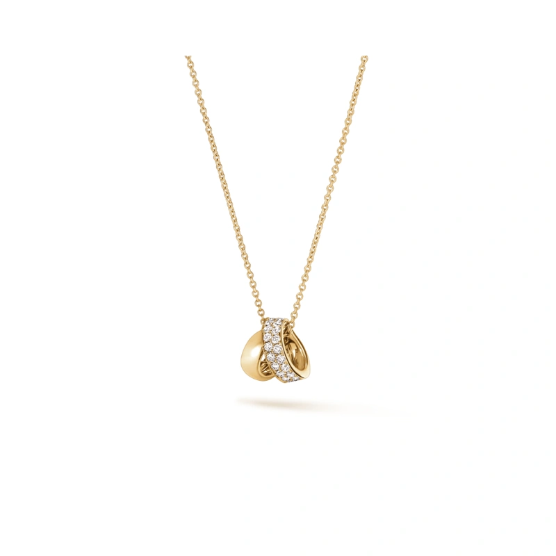 18K/750 Yellow Gold diamond necklace