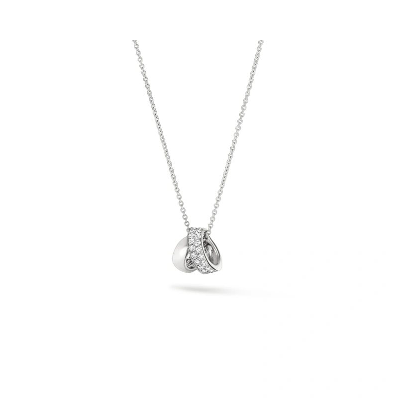 18K/750 White Gold diamond necklace