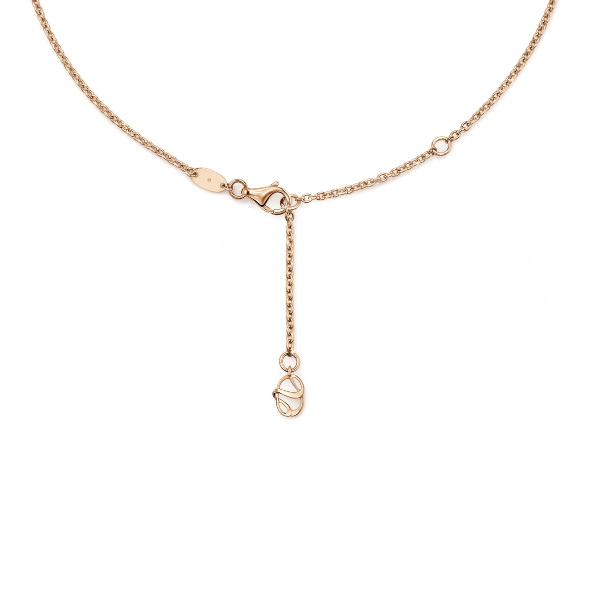 18K/750 Rose Gold diamond necklace
