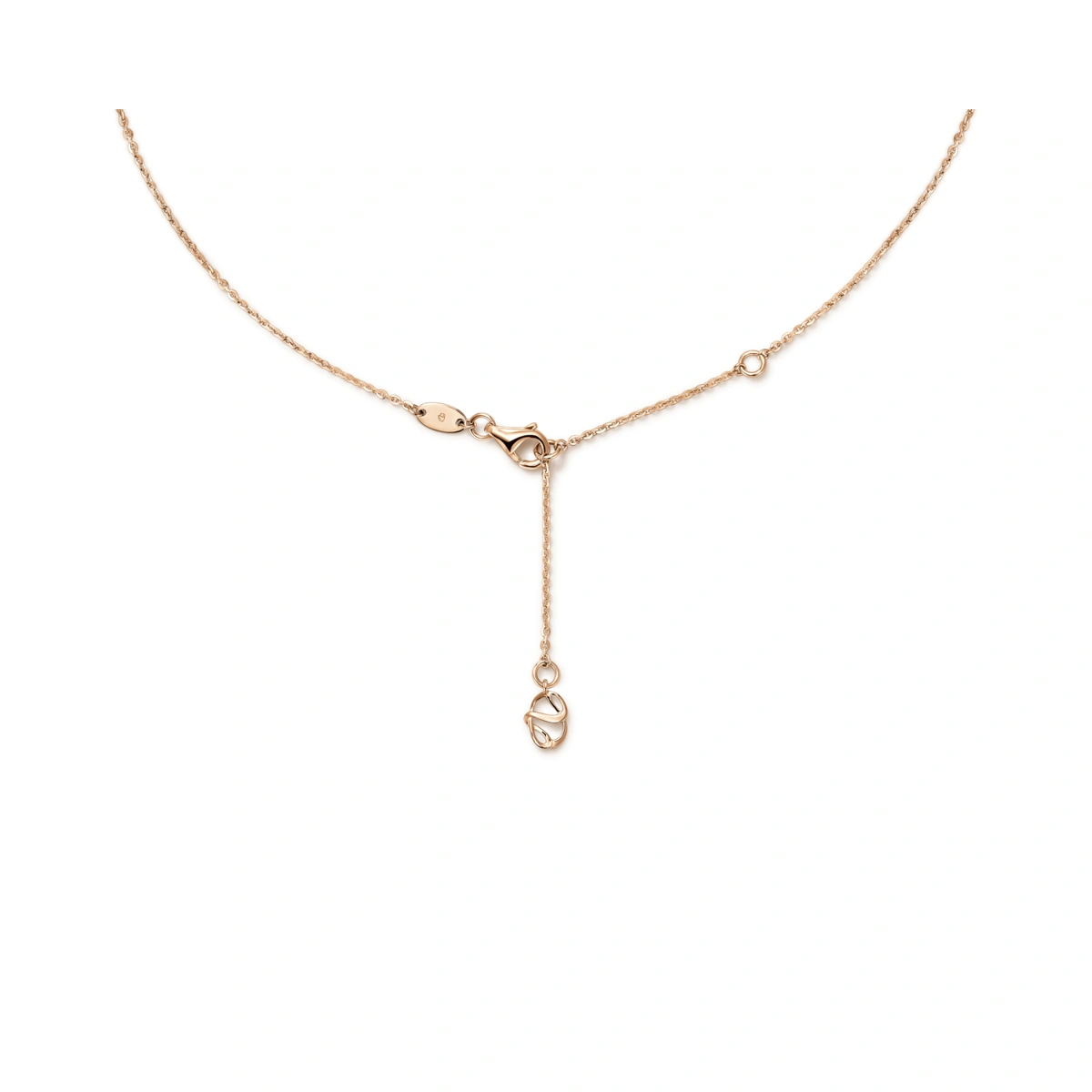 18K/750 Rose Gold diamond necklace