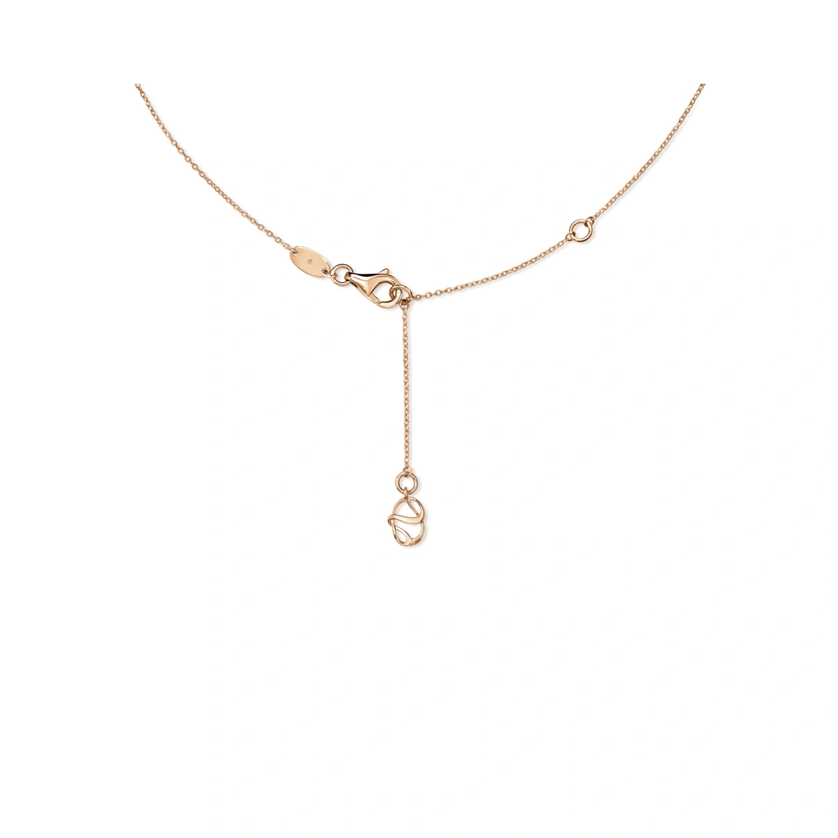 18K/750 Rose Gold diamond necklace