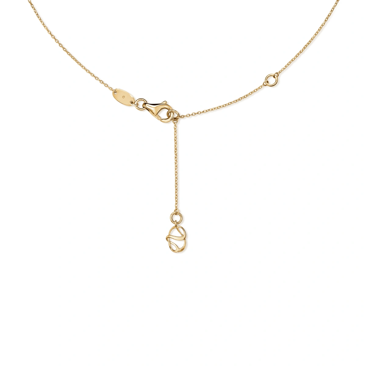 18K/750 Yellow Gold diamond necklace