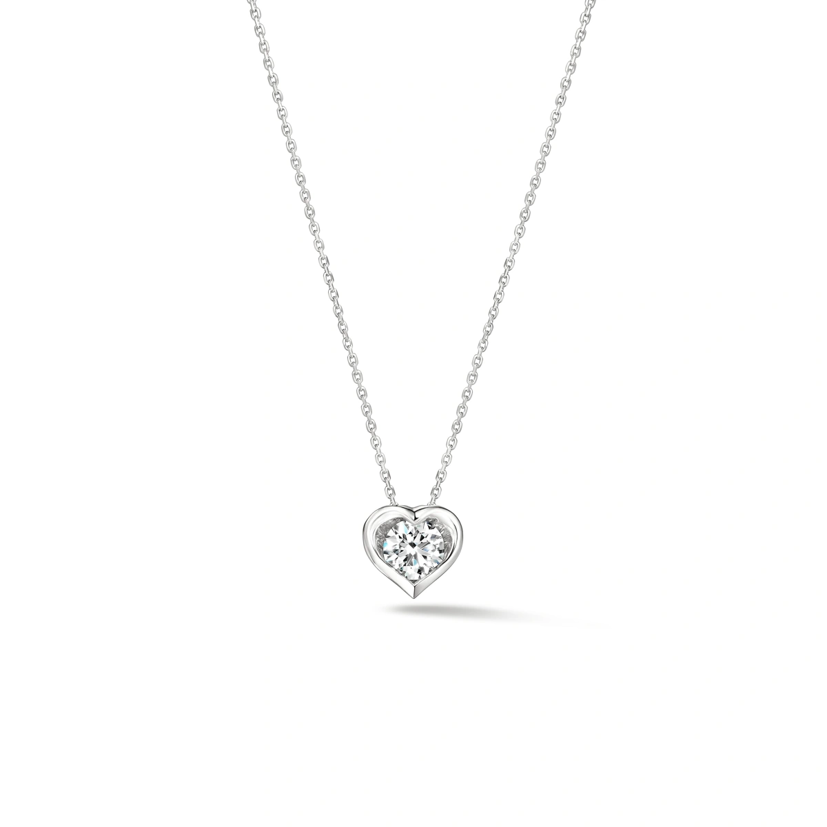 18K/750 White Gold diamond necklace