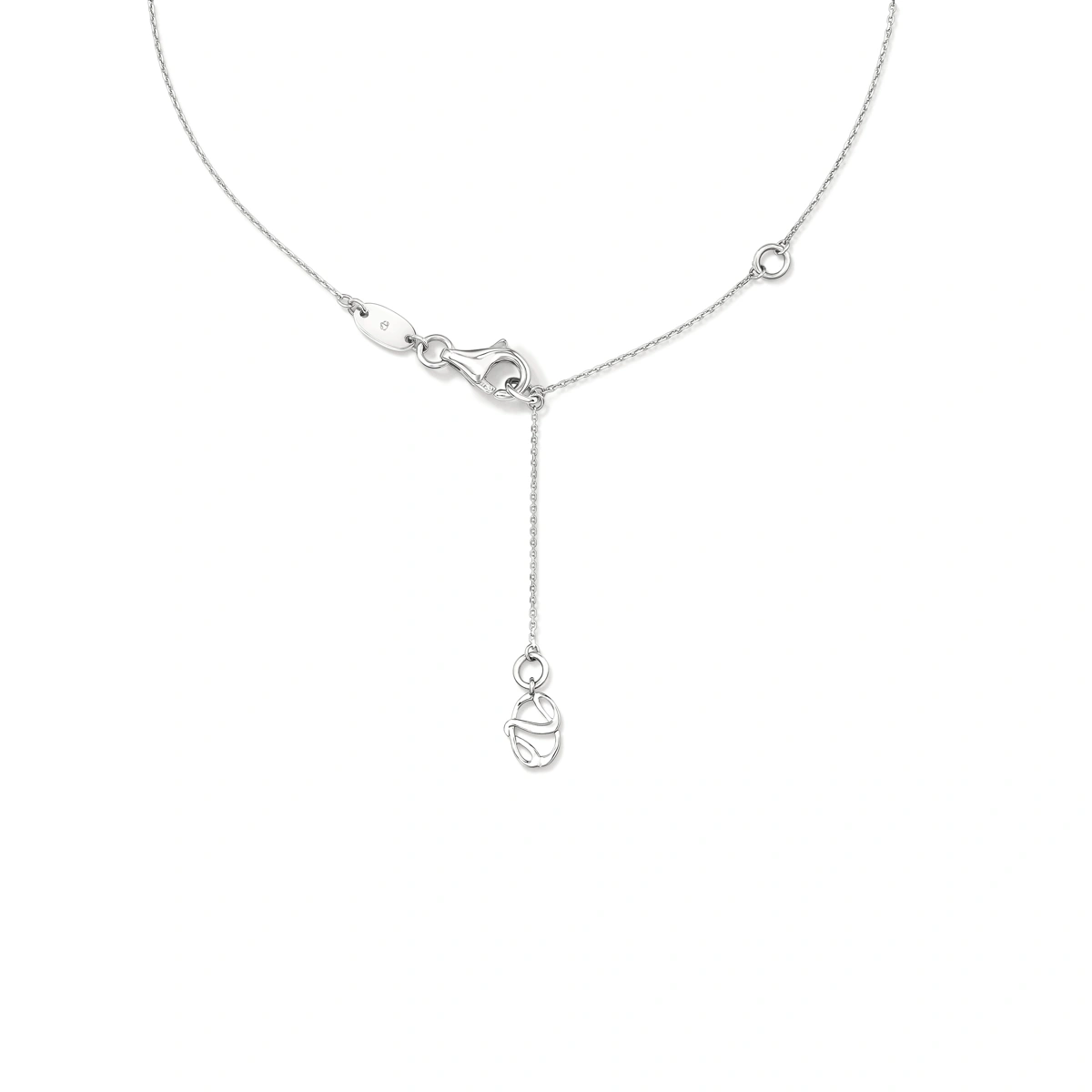 18K/750 White Gold diamond necklace