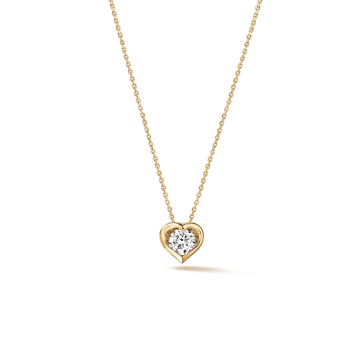18K/750 Yellow Gold diamond necklace