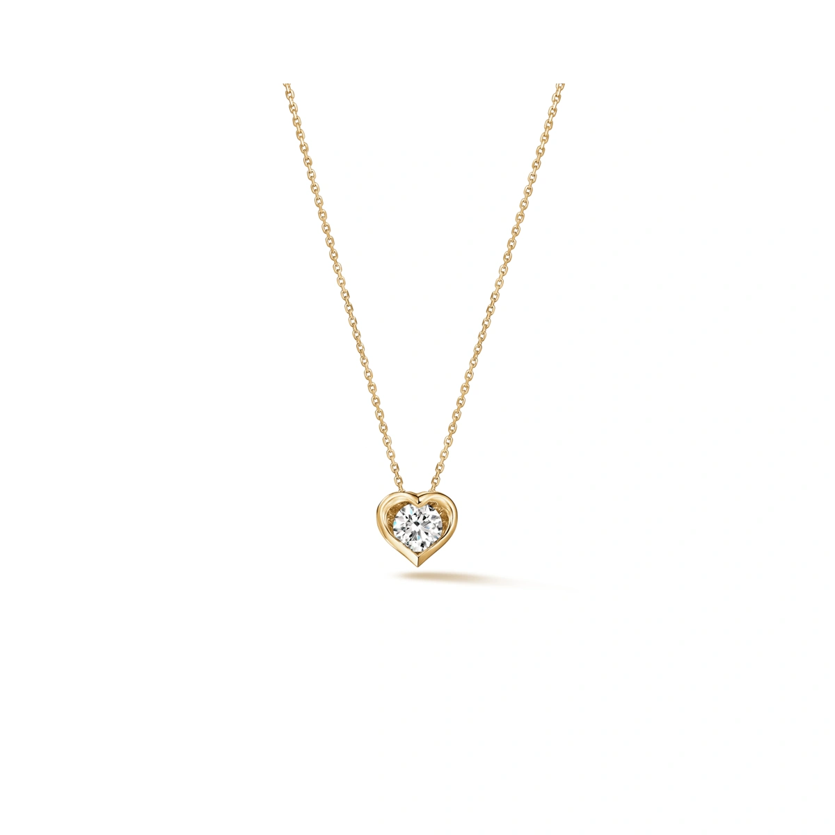 18K/750 Yellow Gold diamond necklace