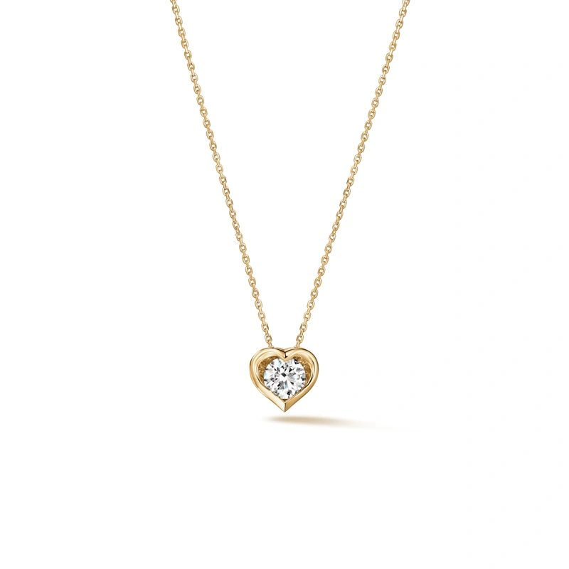 18K/750 Yellow Gold diamond necklace