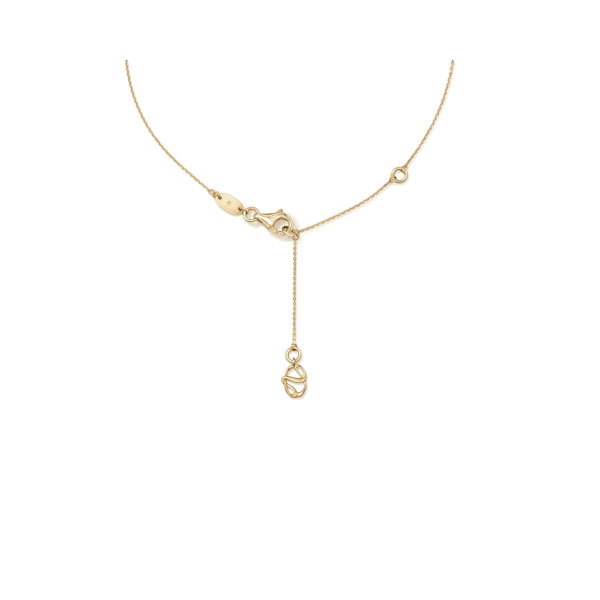 18K/750 Yellow Gold diamond necklace