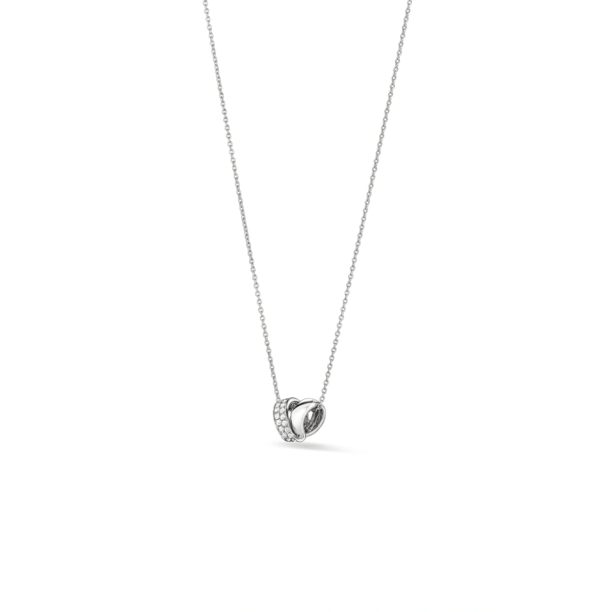 18K/750 White Gold diamond necklace