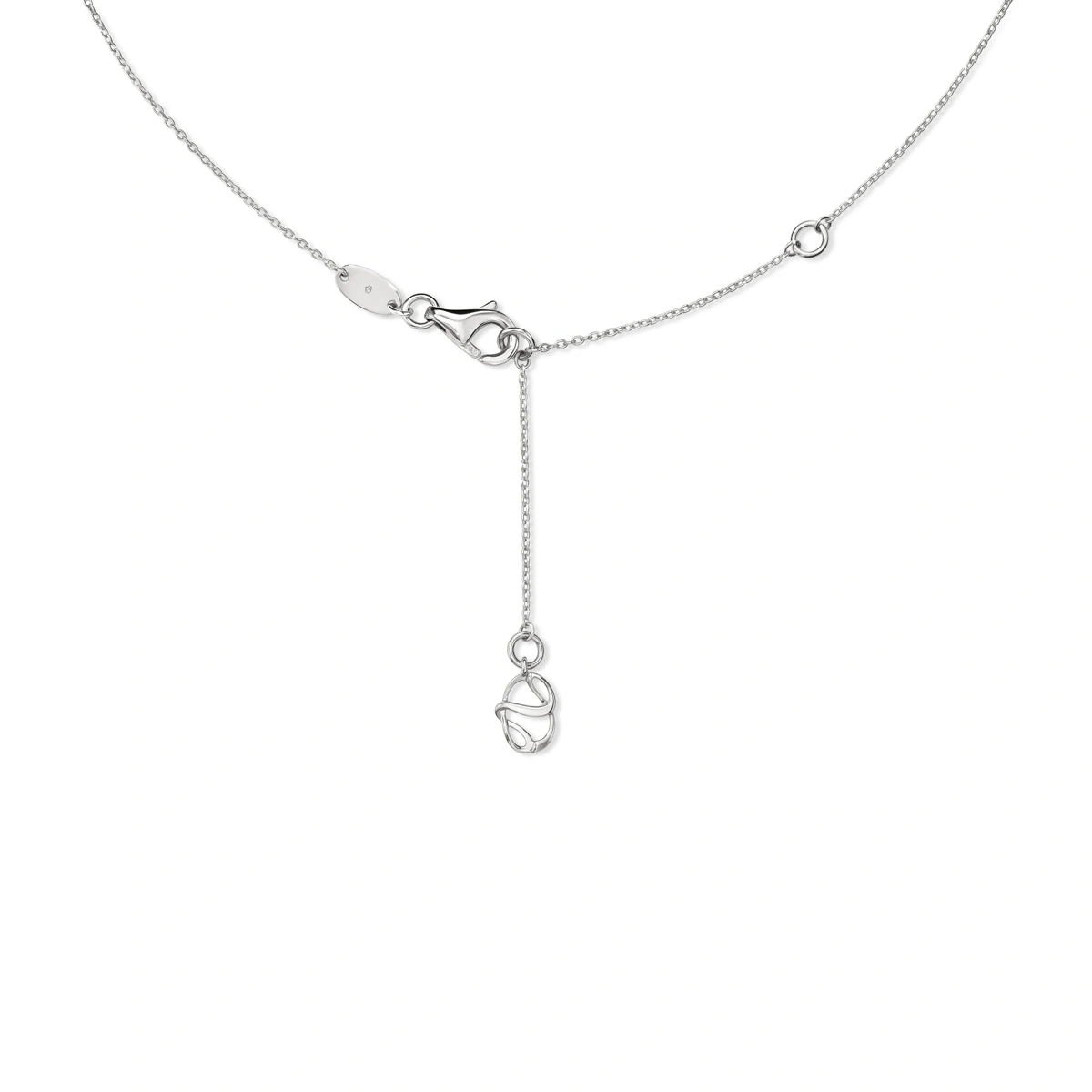 18K/750 White Gold diamond necklace