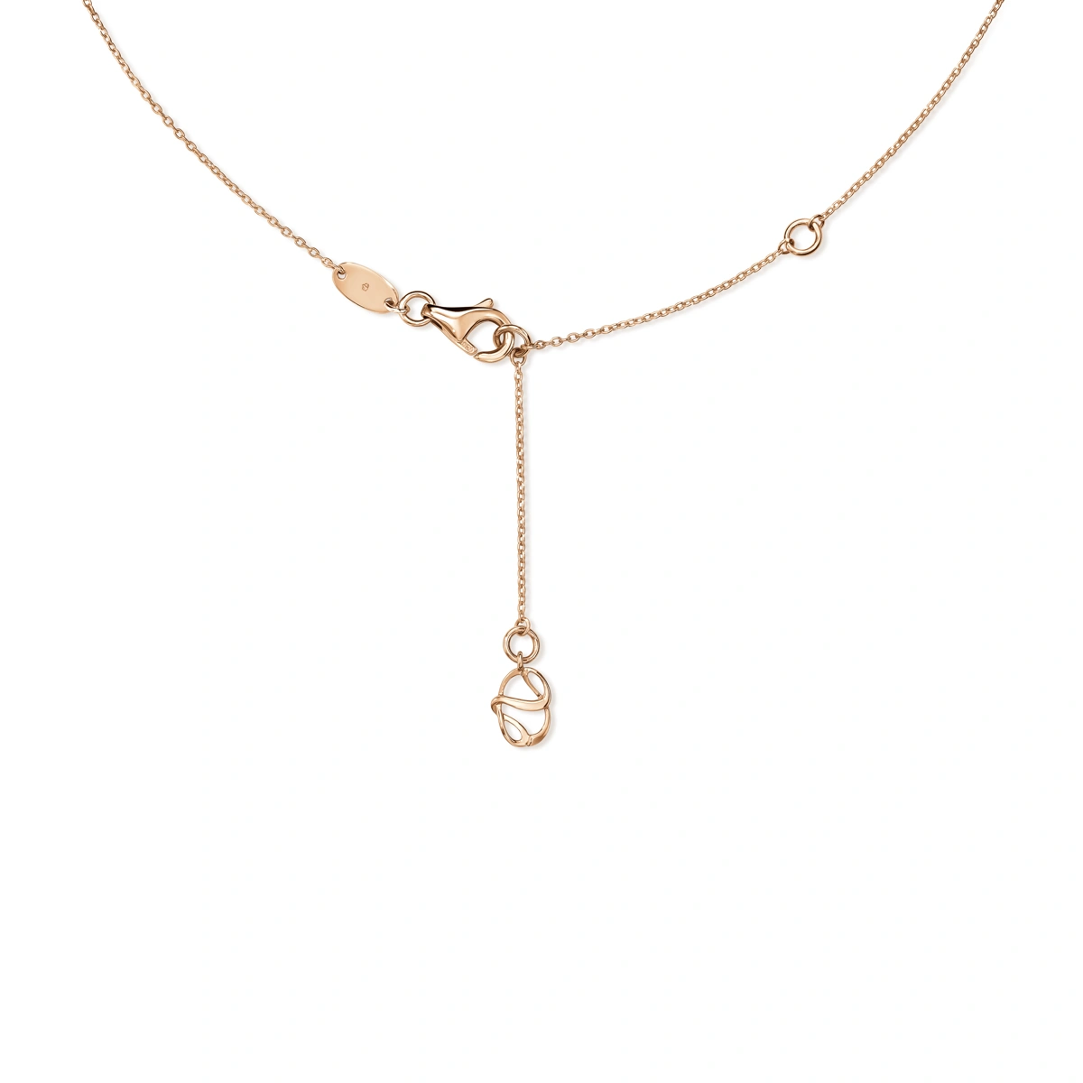 18K/750 Rose Gold diamond necklace