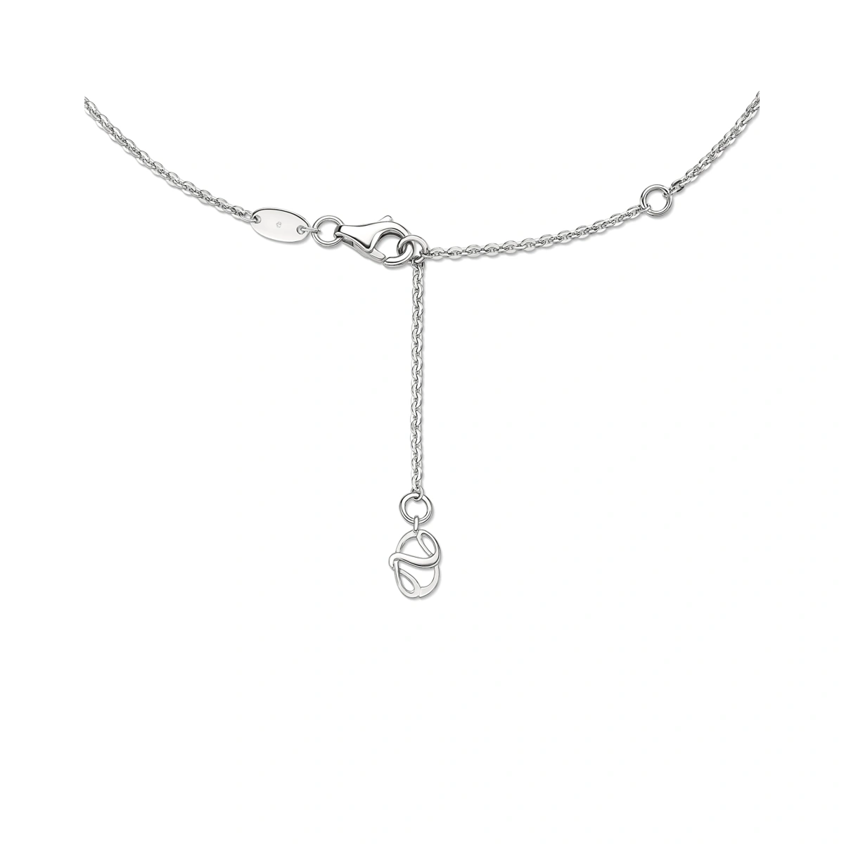 18K/750 White-Rose Gold diamond necklace