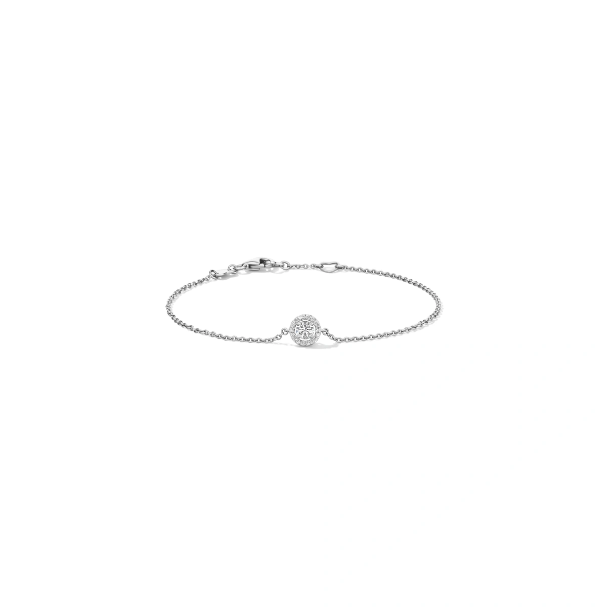 18K/750 White Gold diamond bracelet