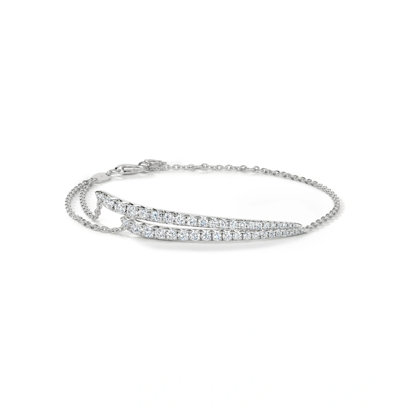 18K/750 White Gold diamond bracelet