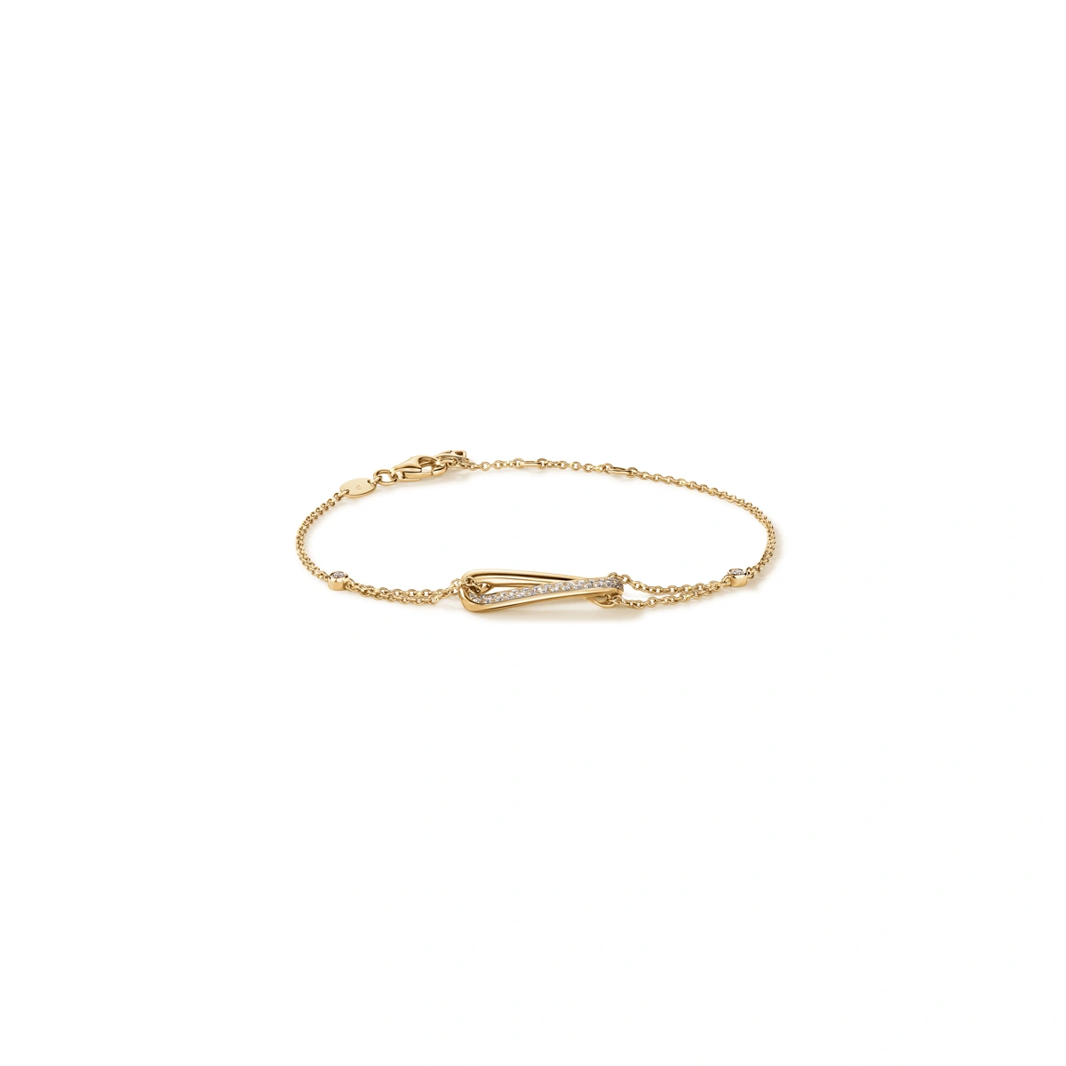 18K/750 Yellow Gold diamond bracelet