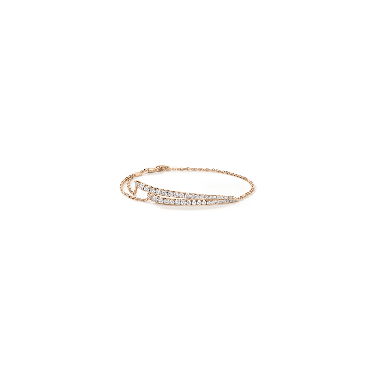18K/750 Rose Gold diamond bracelet
