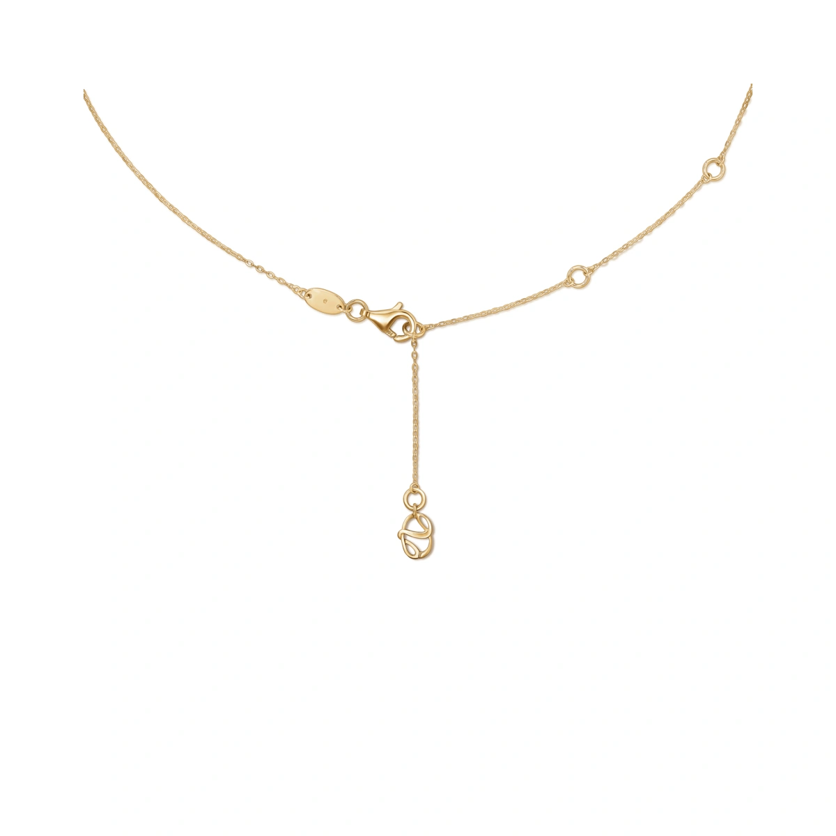 18K/750 Yellow Gold diamond necklace