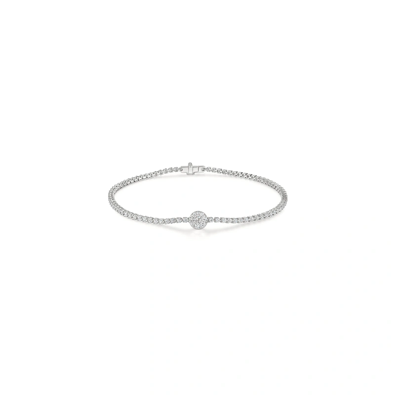 18K/750 White Gold diamond bracelet